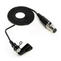 Samson QL5 lavalier microfoon met een 3-pins mini XLR connector