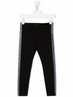 DSQUARED2 KIDS legging à bande logo - Noir