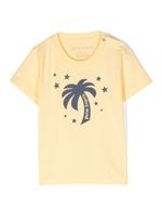 Palm Angels Kids t-shirt en coton à imprimé Palm Stars - Jaune