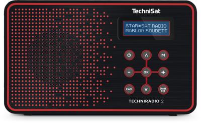 TechniSat TECHNIRADIO 2 Draagbaar Analoog & digitaal Zwart, Rood