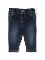 Moschino Kids jean droit à motif Teddy Bear - Bleu - thumbnail