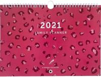 A-Journal Familieplanner 2021 - Luipaard print - Overig (8719992460755)