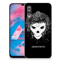 Silicone Back Case Samsung Galaxy M30 Skull Hair