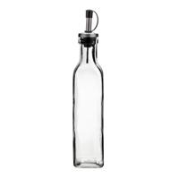 Cosy &amp; Trendy Olie en azijn flessen - glas - 300 ml - met schenktuit - afsluitbare dop   - - thumbnail