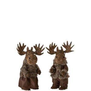 J-Line Eland Staand Stro Bruin Large Assortiment Van 2