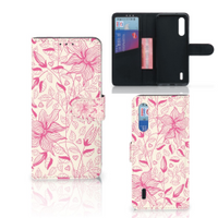 Xiaomi Mi 9 Lite Hoesje Pink Flowers - thumbnail