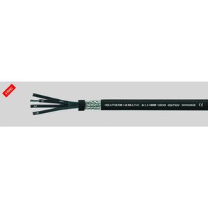 Helukabel HELUTHERM® 145 Multi-C Hogetemperatuurkabel 3 x 1 mm² Zwart 52228-1000 1000 m