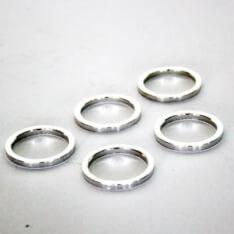 Zak a 5 balhoofdvulring 1.1/8 zilver 3mm spacer