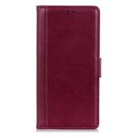Shop4 - iPhone 12 Hoesje - Wallet Case Grain Rood