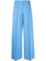 Dorothee Schumacher pantalon évasé à taille haute - Bleu