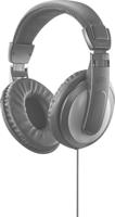 Hama Shell II hoofdtelefoon, lange kabel (2 m), zwart