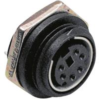 TRU COMPONENTS 1578973 Miniatuur-DIN-connector Bus, inbouw verticaal Aantal polen: 4 1 stuk(s)