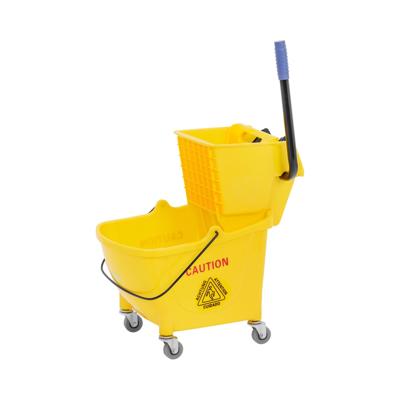 Poetswagen met pers - 24 l