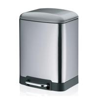 Kela Badkamer Afvalemmer Pedaal, Roestvrij Staal, Zilver, 23 mm X 22 mm X 32 mm