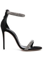 Casadei sandales Scarlet Stratosphere serties de cristaux 100 mm - Noir - thumbnail