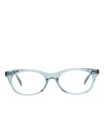 Oliver Peoples lunettes de vue Dezerai à monture rectangulaire - Bleu