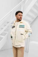 Black Bananas Desert Race Varsity Jack Heren Beige - Maat S - Kleur: Beige | Soccerfanshop