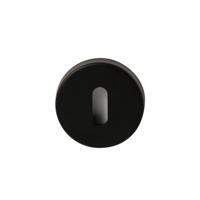Hardbrass Sleutelrozet Shuffle rond - zwart