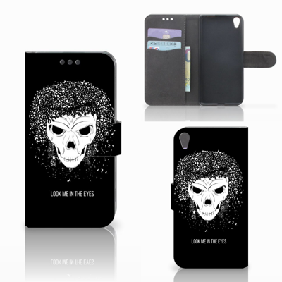 Telefoonhoesje met Naam Sony Xperia XA | XA Dual Skull Hair Telefoonhoesje met Naam Sony Xperia XA | XA Dual Skull Hair