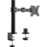 SpeaKa Professional SP-MM-210 Monitorbeugel 1-voudig 43,2 cm (17) - 81,3 cm (32) Zwart In hoogte verstelbaar, Kantelbaar en zwenkbaar, Draaibaar - thumbnail