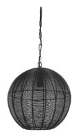 Light & Living Hanglamp Amarah - Mat Zwart