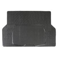 Dino Kofferbakmat, universeel, op maat te snijden, rubberen mat, antislipmat, universele kofferbakbescherming, zwart, 140 x 108 cm