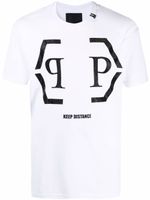 Philipp Plein t-shirt Hexagon à logo - Blanc - thumbnail