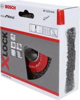 Bosch Accessories 2608620732 Schijfborstel Clean for Metal X-Lock, gegolfde draad, 115 mm, 0,3 mm 1 stuk(s) - thumbnail