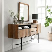 DTP Home Dressoir Metropole Teakhout, 200 x 95cm - Naturel - thumbnail