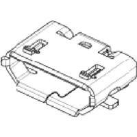 Micro USB Bus 473460001 Molex 1 stuk(s)