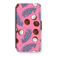 Kokosnoot roze: iPhone 8 Flip Hoesje