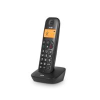 SPC Air draadloze vaste telefoon met verlicht display, oproepherkenning, 20 contacten, mute-modus, 5 melodieën, GAP-compatibiliteit en ECO-modus, zwart