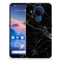 Nokia 5.4 TPU Siliconen Hoesje Marmer Zwart - Origineel Cadeau Vader