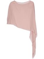 Antonelli blouse en soie à design asymétrique - Rose