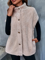 Lambswool Plain Teddy Jacket - thumbnail