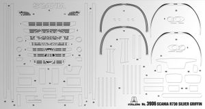 Italeri 3906 Scania R730 Streamline 4x2 Vrachtwagen (bouwpakket) 1:24