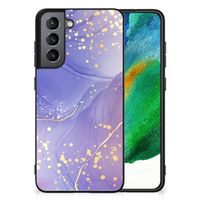 Kleurrijke Telefoonhoesje voor Samsung Galaxy S21FE Watercolor Paars