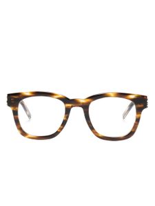 Saint Laurent Eyewear lunettes de vue carrées SL M124 - Marron