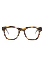 Saint Laurent Eyewear lunettes de vue carrées SL M124 - Marron - thumbnail