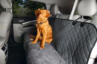 Beeztees/Van Riel Distripe Dirty Dog Autodeken, hond, achterbank, grijs, 136 x 148 cm