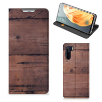 OPPO Reno3 | A91 Book Wallet Case Old Wood - thumbnail