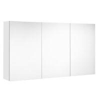 Spiegelkast Allibert Look Stopcontact VDE 120x65x18 cm Glanzend Alpenwit Allibert