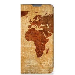 OPPO A77 5G | A57 5G Book Cover Wereldkaart