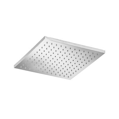 Hoofddouche Hotbath Mate Vierkant Geborsteld Nikkel 30cm