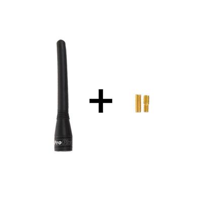 Pro+ Auto Antenne 10 cm. Universeel Incl. M5 & M6 Adapters