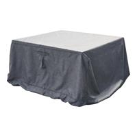 Hesperide Tuinmeubel bescherm hoes Hambo - grijs - polyester - waterafstotend - 265 x 125 x 80 cm