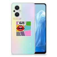 OPPO Reno8 Lite Silicone Back Cover Popart Princess - thumbnail