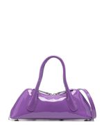 Blumarine sac à main en cuir à logo embossé - Violet