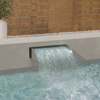 Waterval 60x34x14 cm roestvrij staal 304