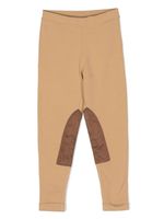 Ralph Lauren Kids legging Polo Pony à empiècements - Marron